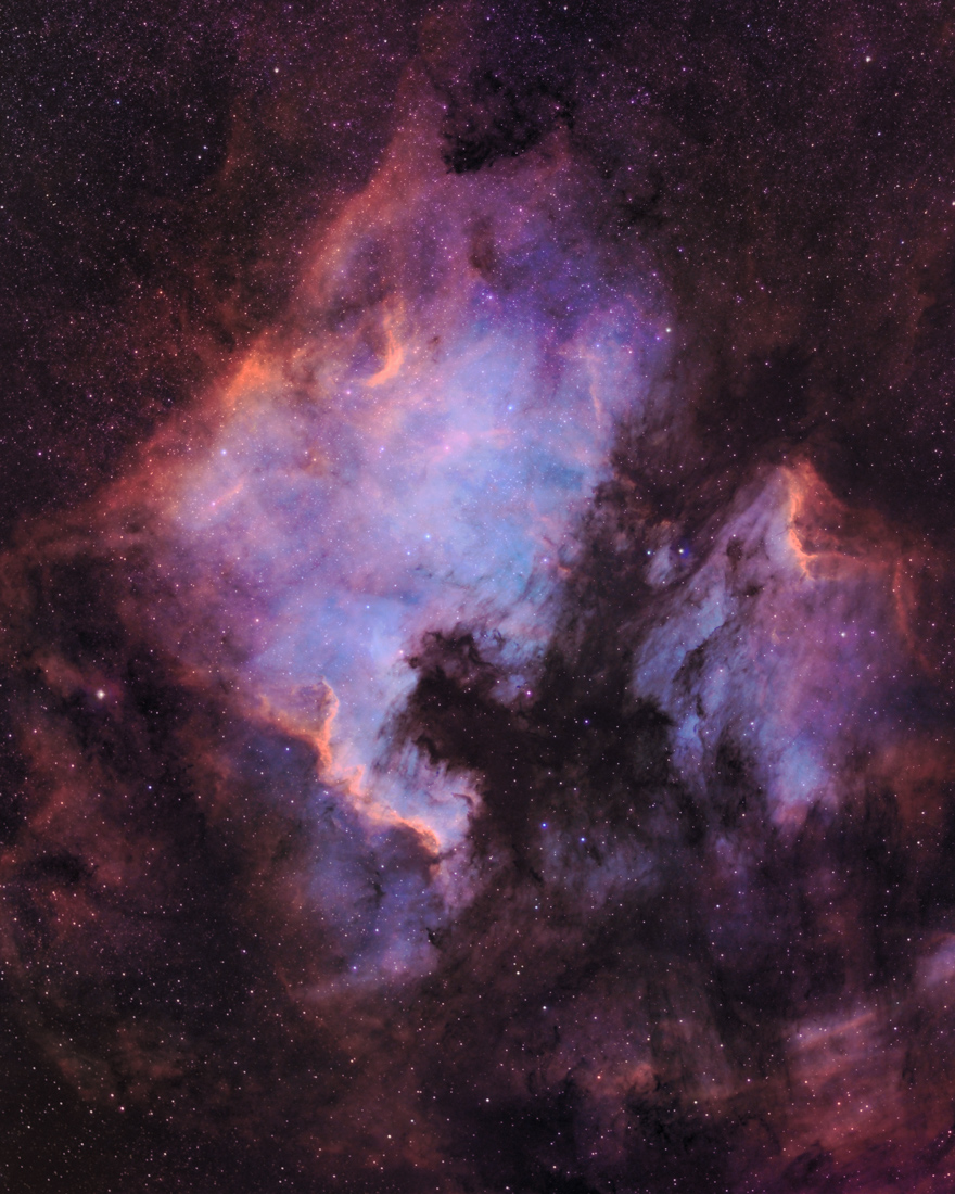 Image of NGC7000, IC5070, SHO