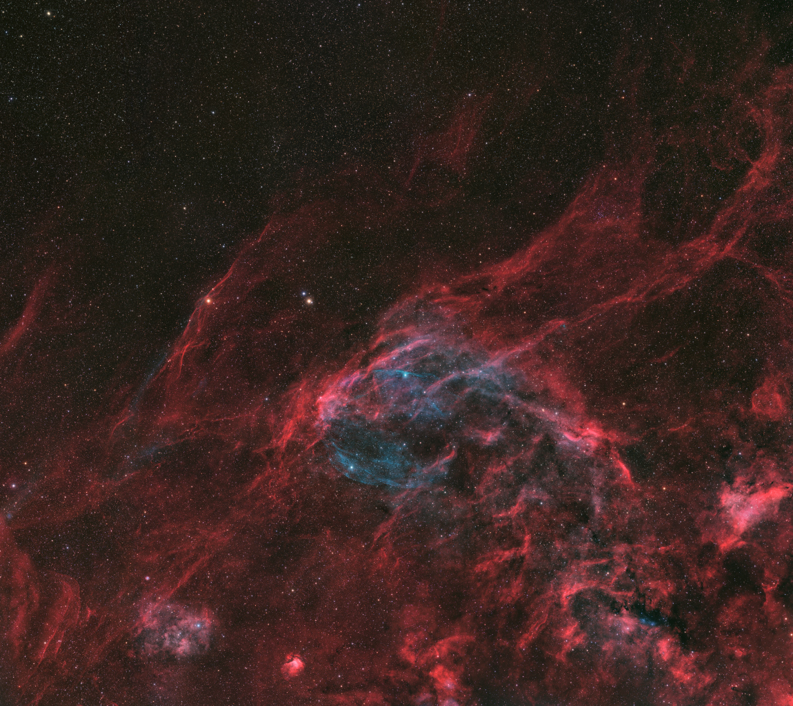 Image of W63 Supernova Remnant, 24 panel mosaic