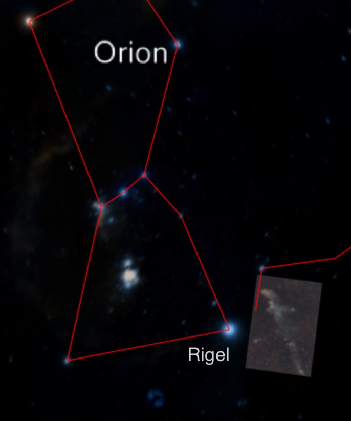 IC2118 in the WorldWideTelescope screenshot