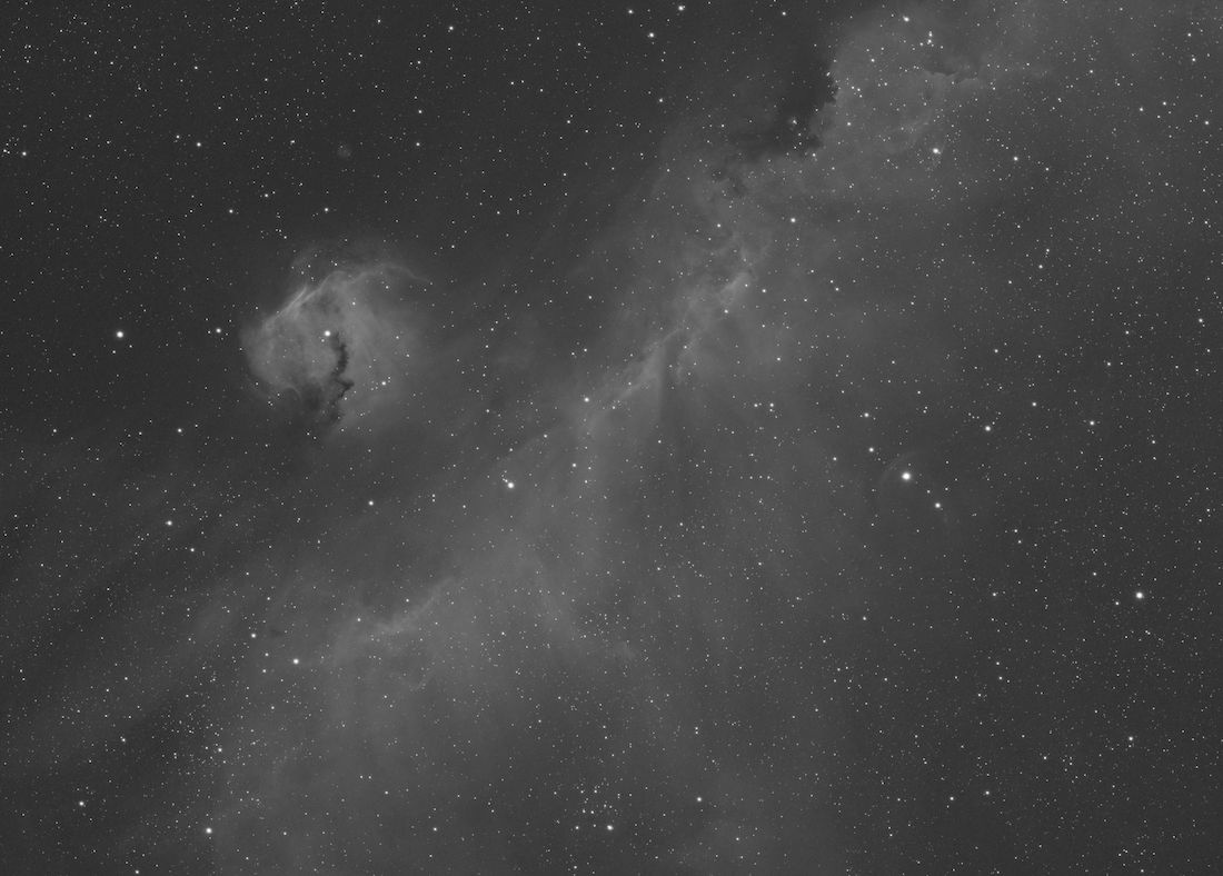 Image of IC2177, H-alpha only