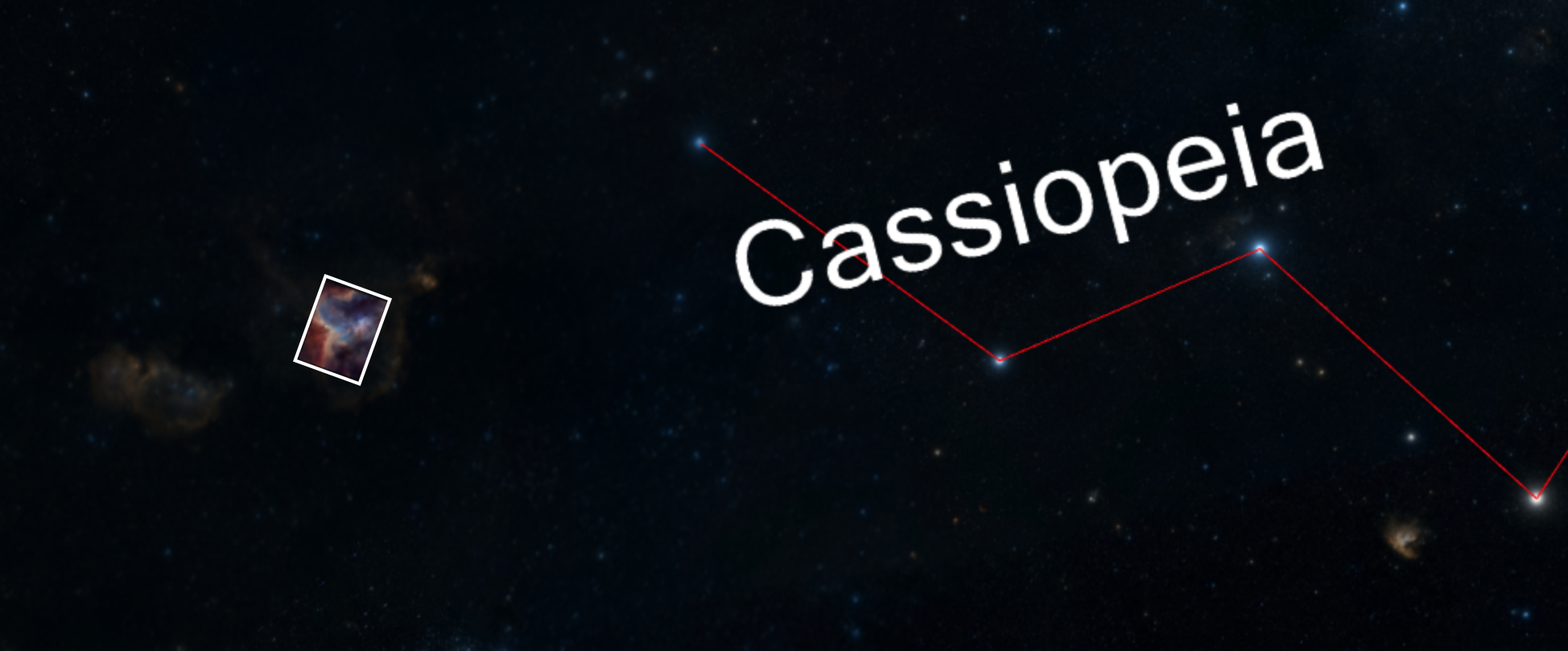 Melotte 15 in the WorldWideTelescope screenshot