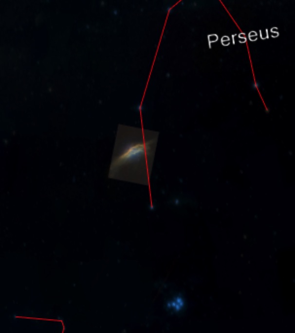 NGC1499 in the WorldWideTelescope screenshot